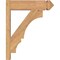 Ekena Millwork Balboa Smooth Arts and Crafts Outlooker, Western Red Cedar, 5 1/2"W x 18"D x 22"H OUT06X18X22BOA03SWR - alternate 2